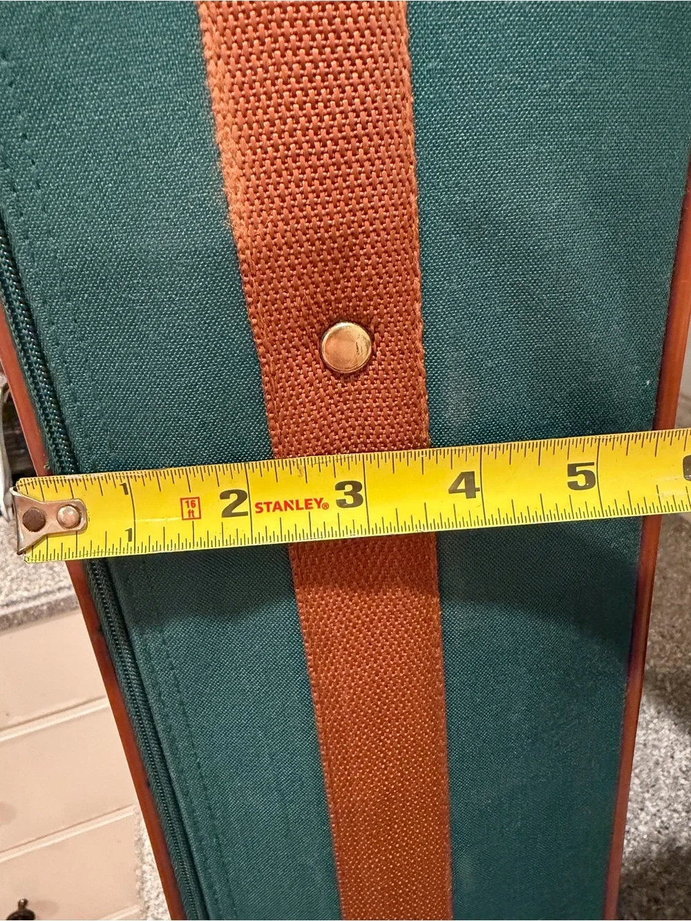 Vintage Polo Ralph Lauren Hunter Green Rolling Suitcase 1980s Carry-On Luggage